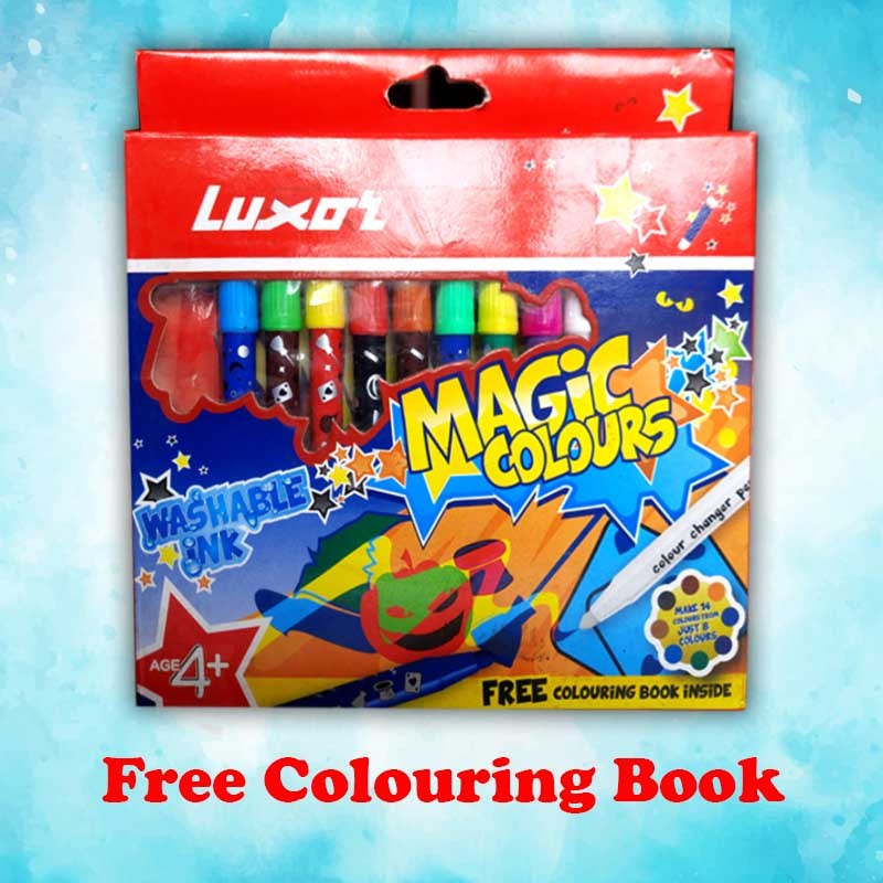 Magic Color Pen Set With Magical Drawing Book