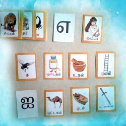 Tamil Alphabet Flashcards | Kids educational tools