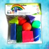 Geometric shapes set for drawing colorful shapes | kid's activity learning mathematics kit