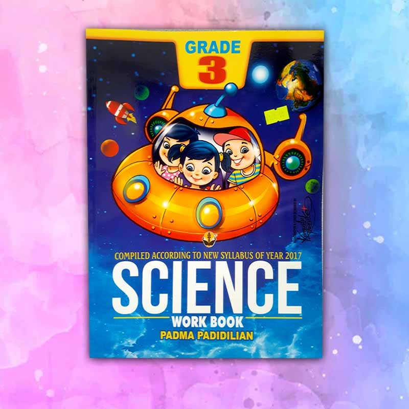 Science workbook for grade 03 children's English medium