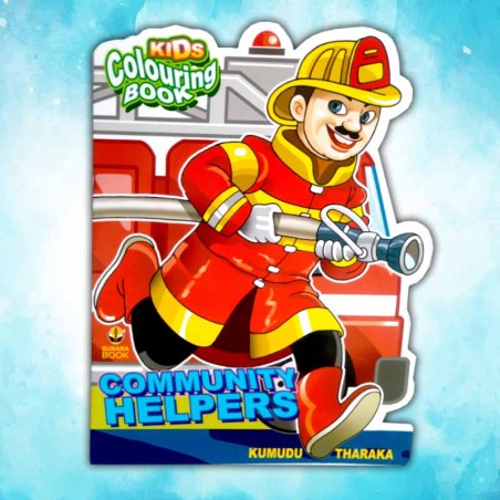 Community helpers coloring book | Children's drawing book