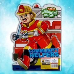 Community helpers coloring book | Children's drawing book